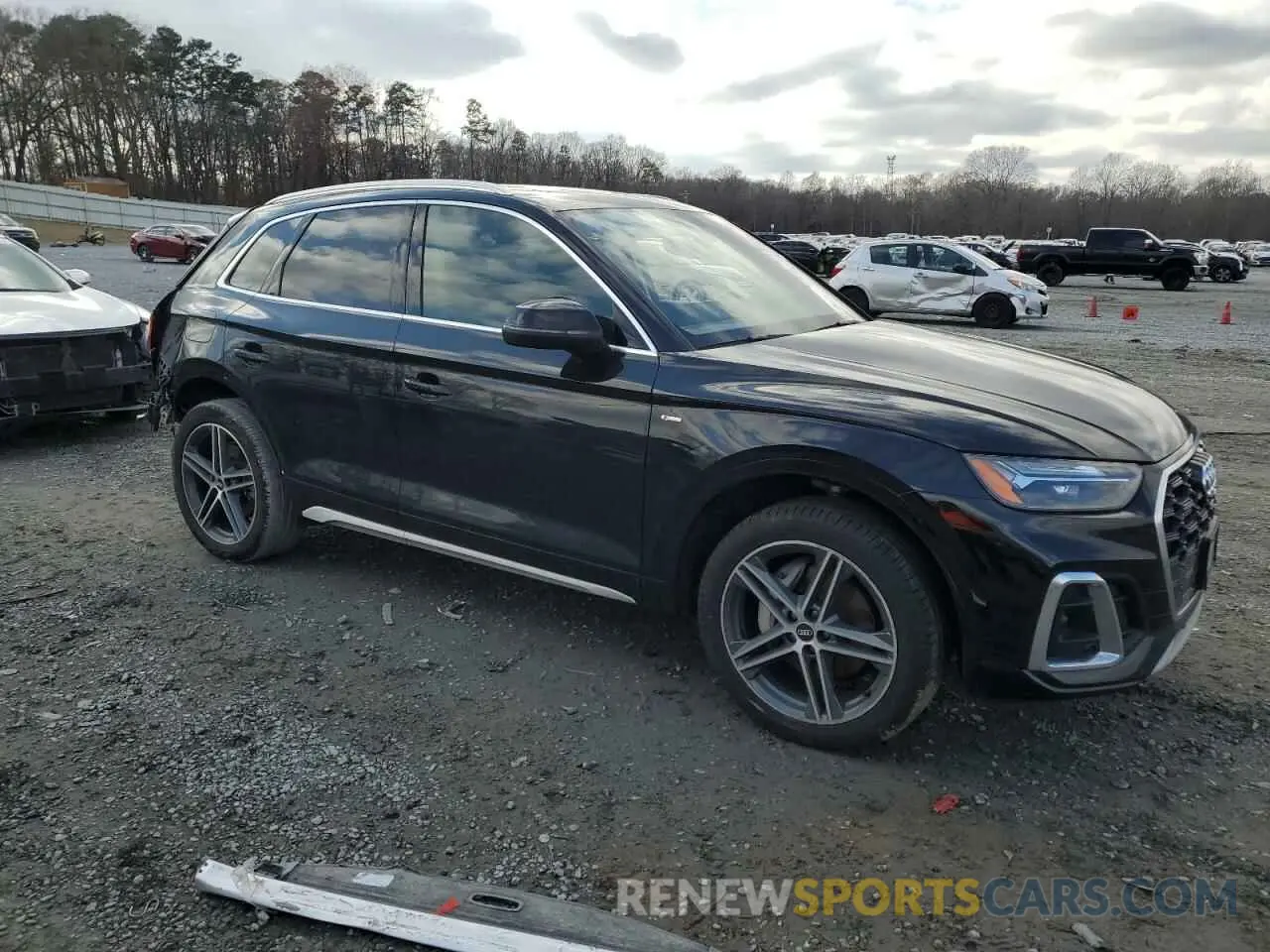 4 fotografías del automóvil dañado WA1E2AFY0M2029330 AUDI Q5 2021