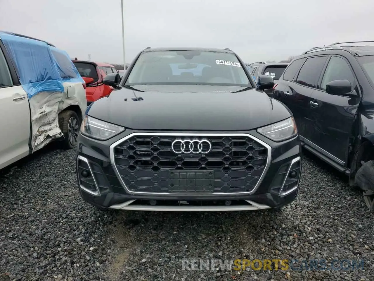 5 fotografías del automóvil dañado WA1E2AFY0M2029330 AUDI Q5 2021
