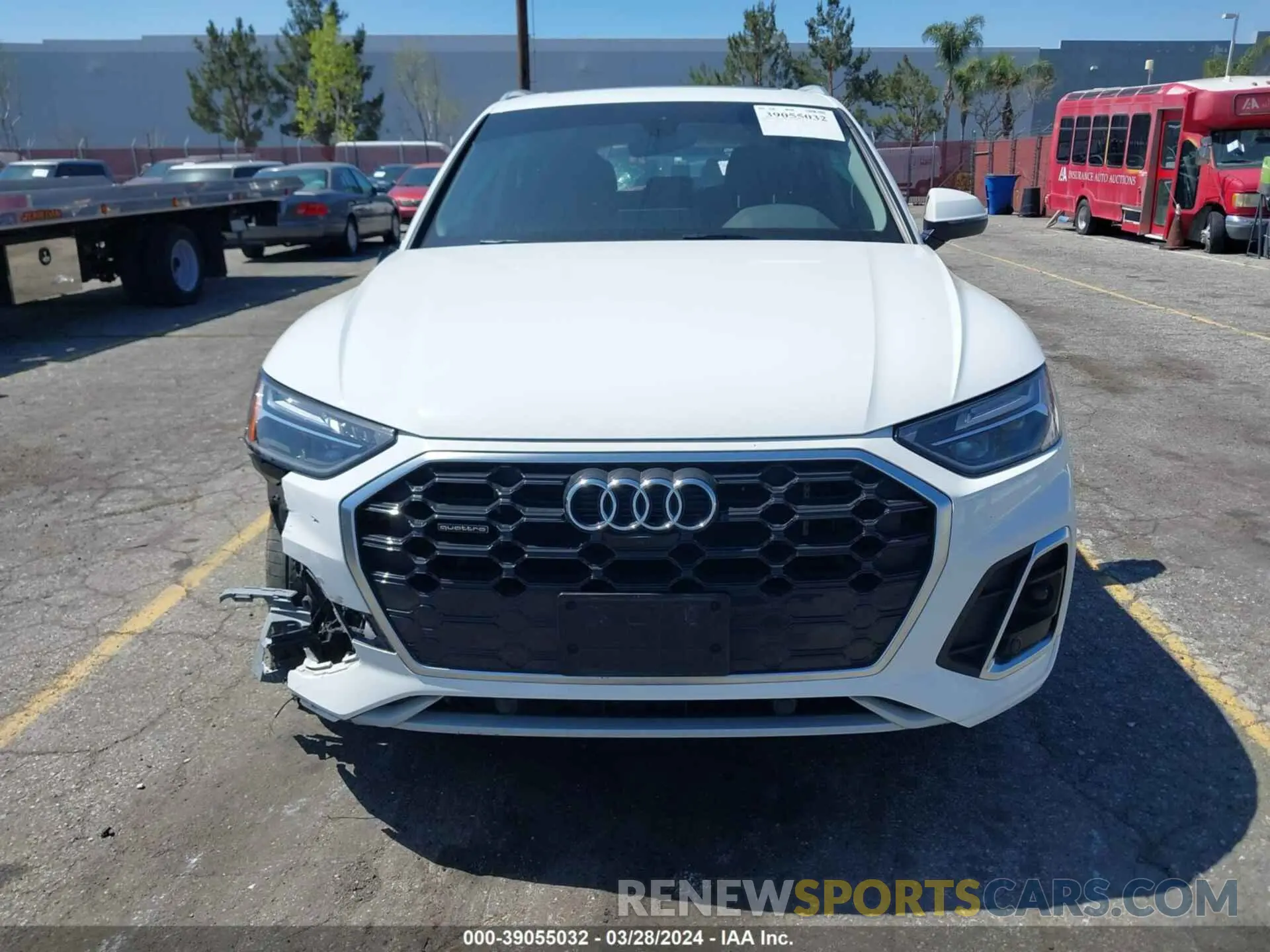 12 fotografías del automóvil dañado WA1E2AFY1M2088449 AUDI Q5 2021