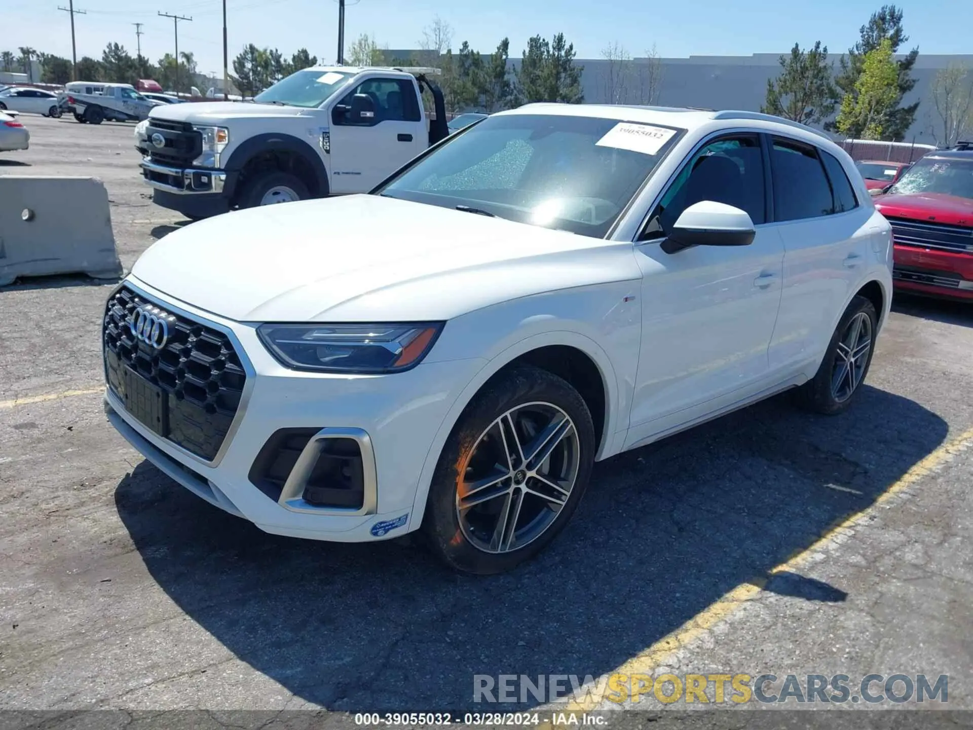 2 fotografías del automóvil dañado WA1E2AFY1M2088449 AUDI Q5 2021