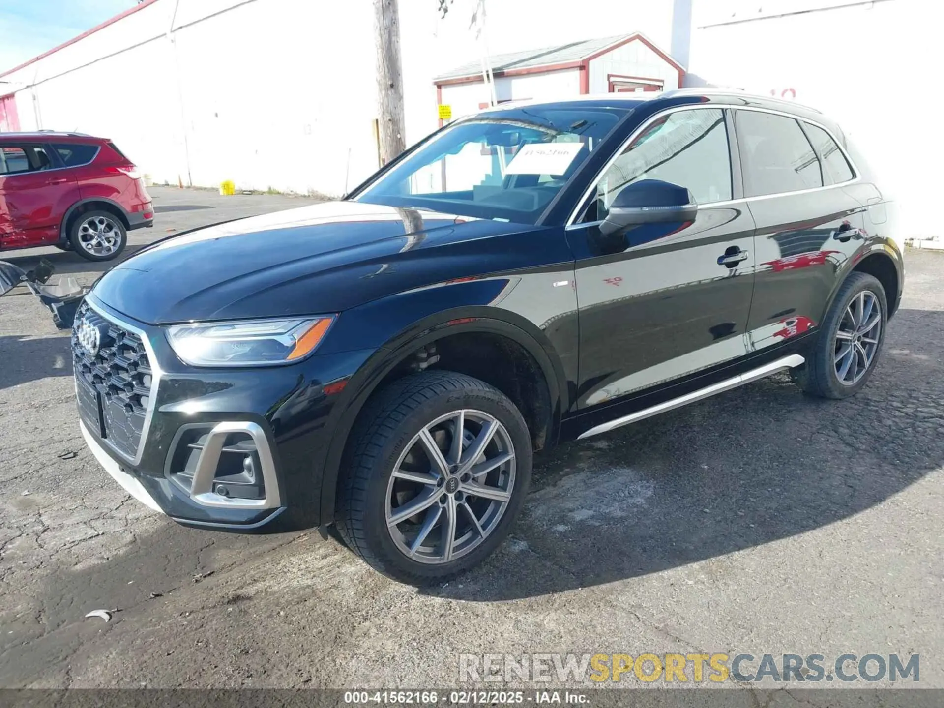 2 fotografías del automóvil dañado WA1E2AFY3M2114632 AUDI Q5 2021
