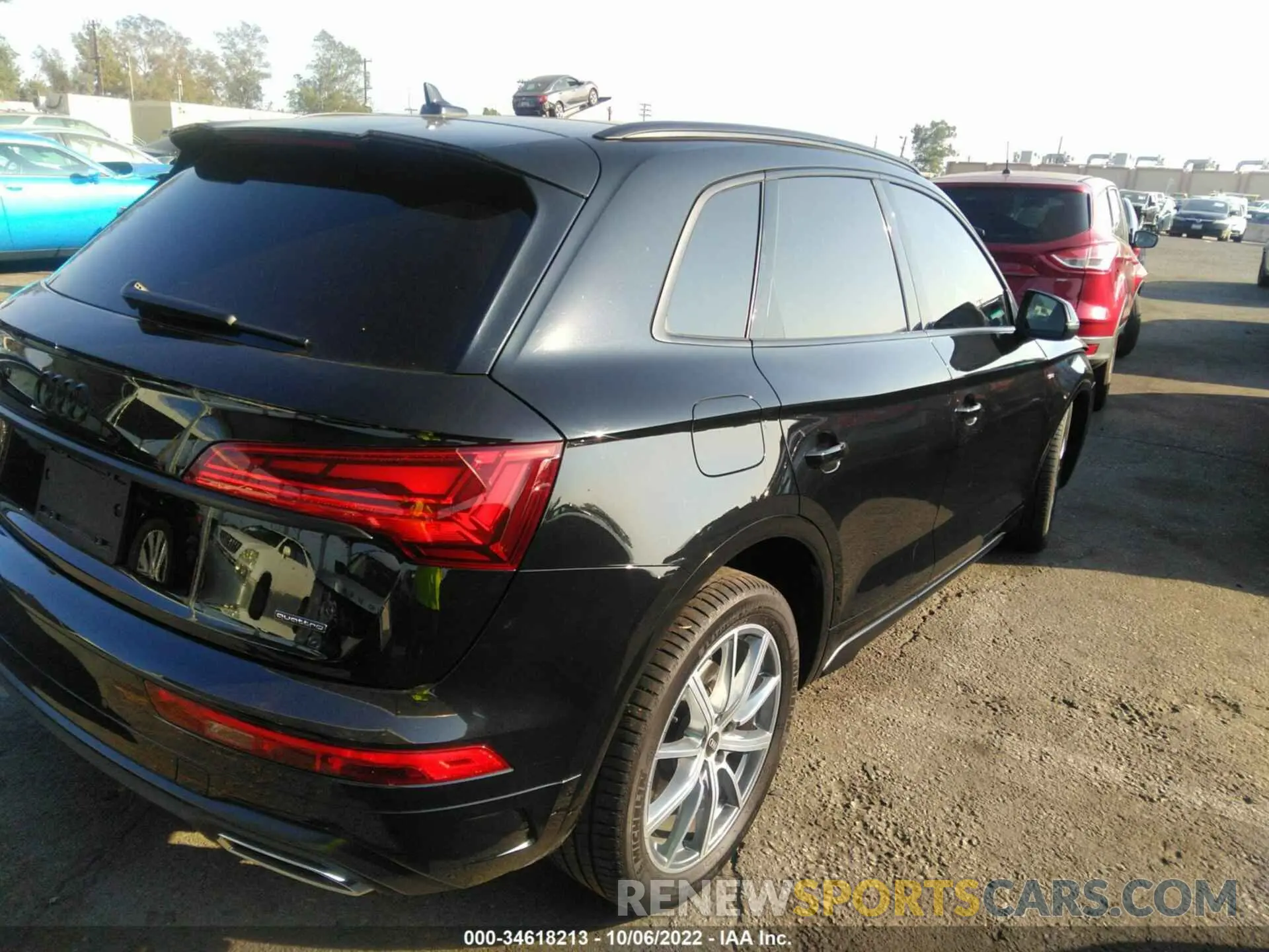 4 fotografías del automóvil dañado WA1E2AFY5M2060783 AUDI Q5 2021