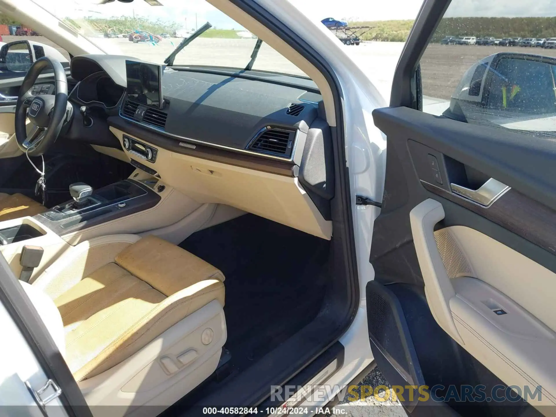 5 fotografías del automóvil dañado WA1E2AFY5M2133179 AUDI Q5 2021