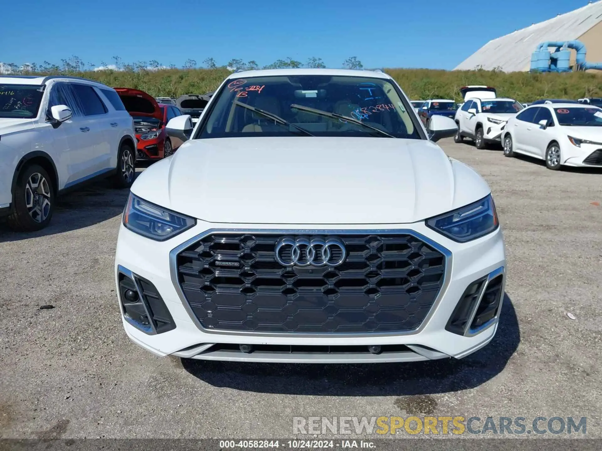 6 fotografías del automóvil dañado WA1E2AFY5M2133179 AUDI Q5 2021