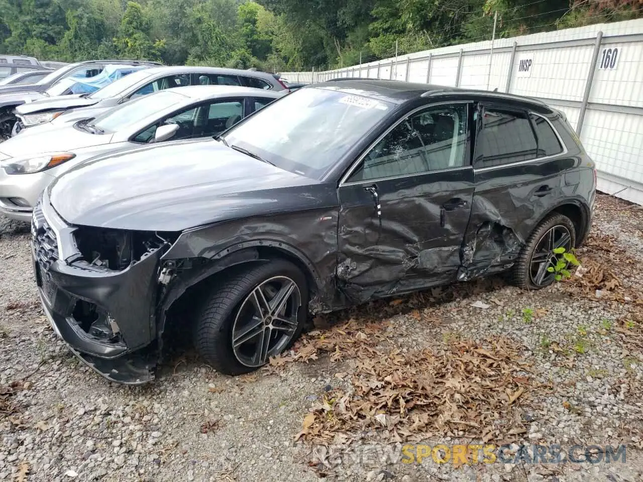 1 fotografías del automóvil dañado WA1E2AFY7M2072286 AUDI Q5 2021