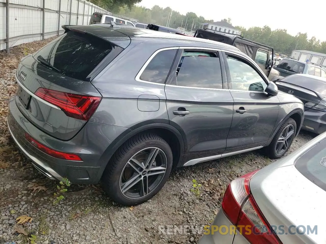 3 fotografías del automóvil dañado WA1E2AFY7M2072286 AUDI Q5 2021