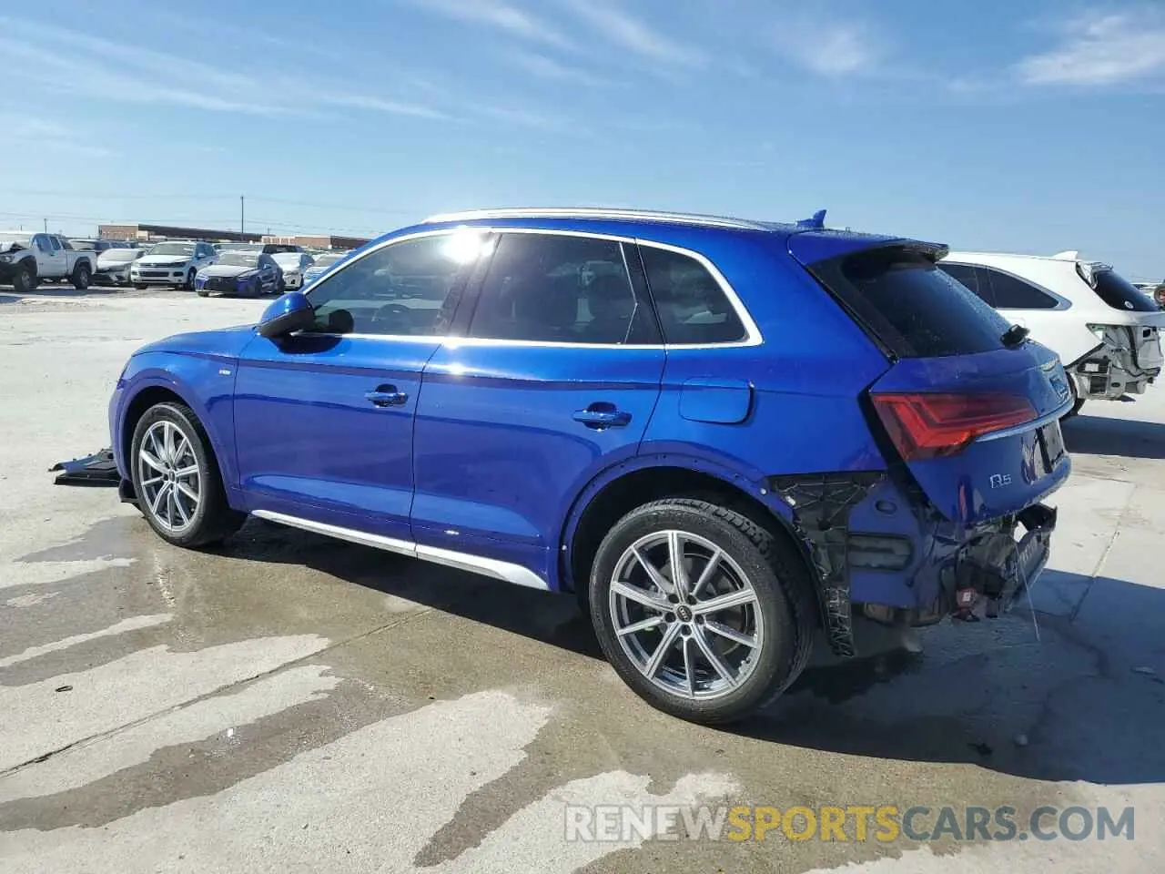 2 fotografías del automóvil dañado WA1E2AFY8M2029978 AUDI Q5 2021
