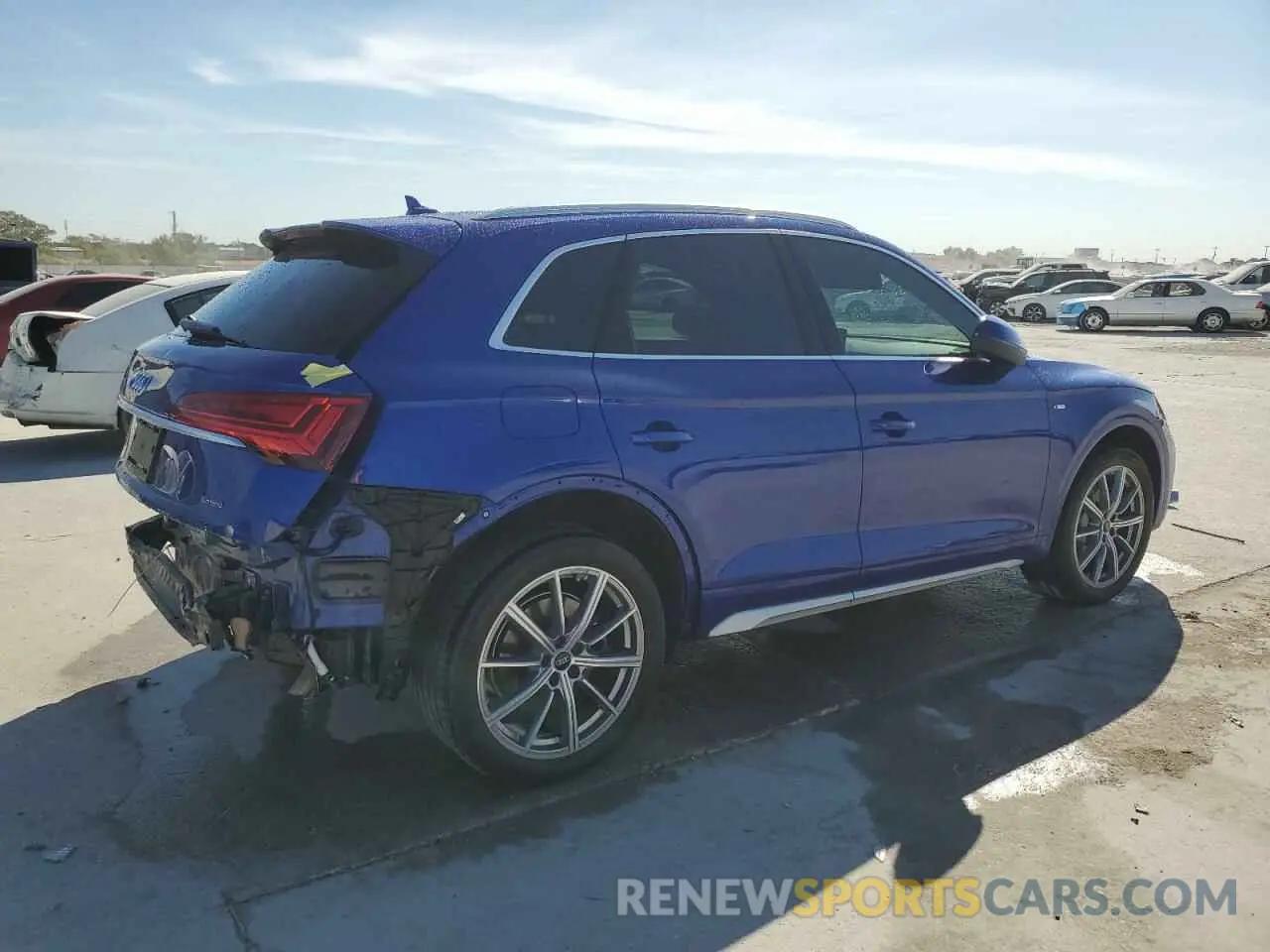 3 fotografías del automóvil dañado WA1E2AFY8M2029978 AUDI Q5 2021