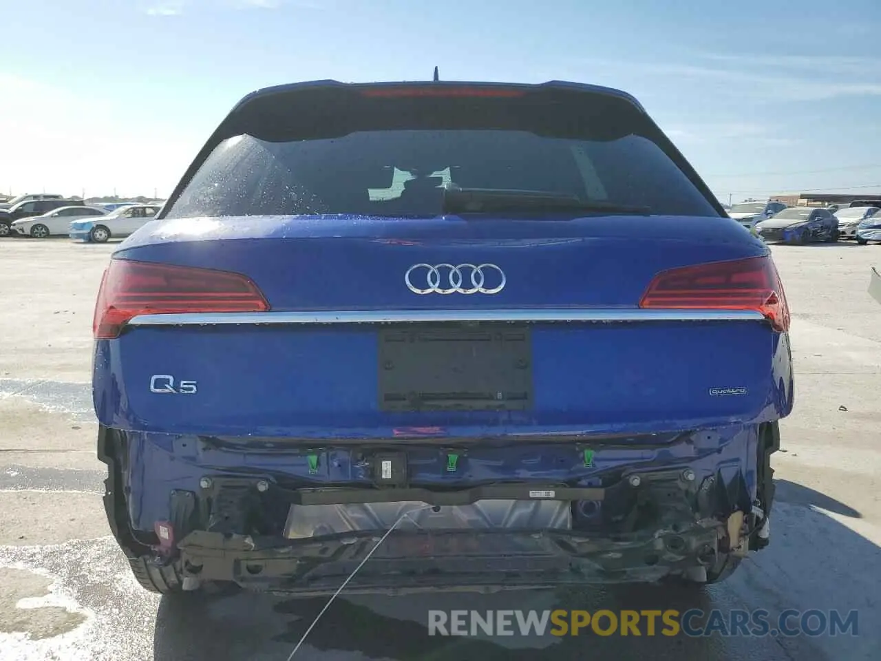 6 fotografías del automóvil dañado WA1E2AFY8M2029978 AUDI Q5 2021