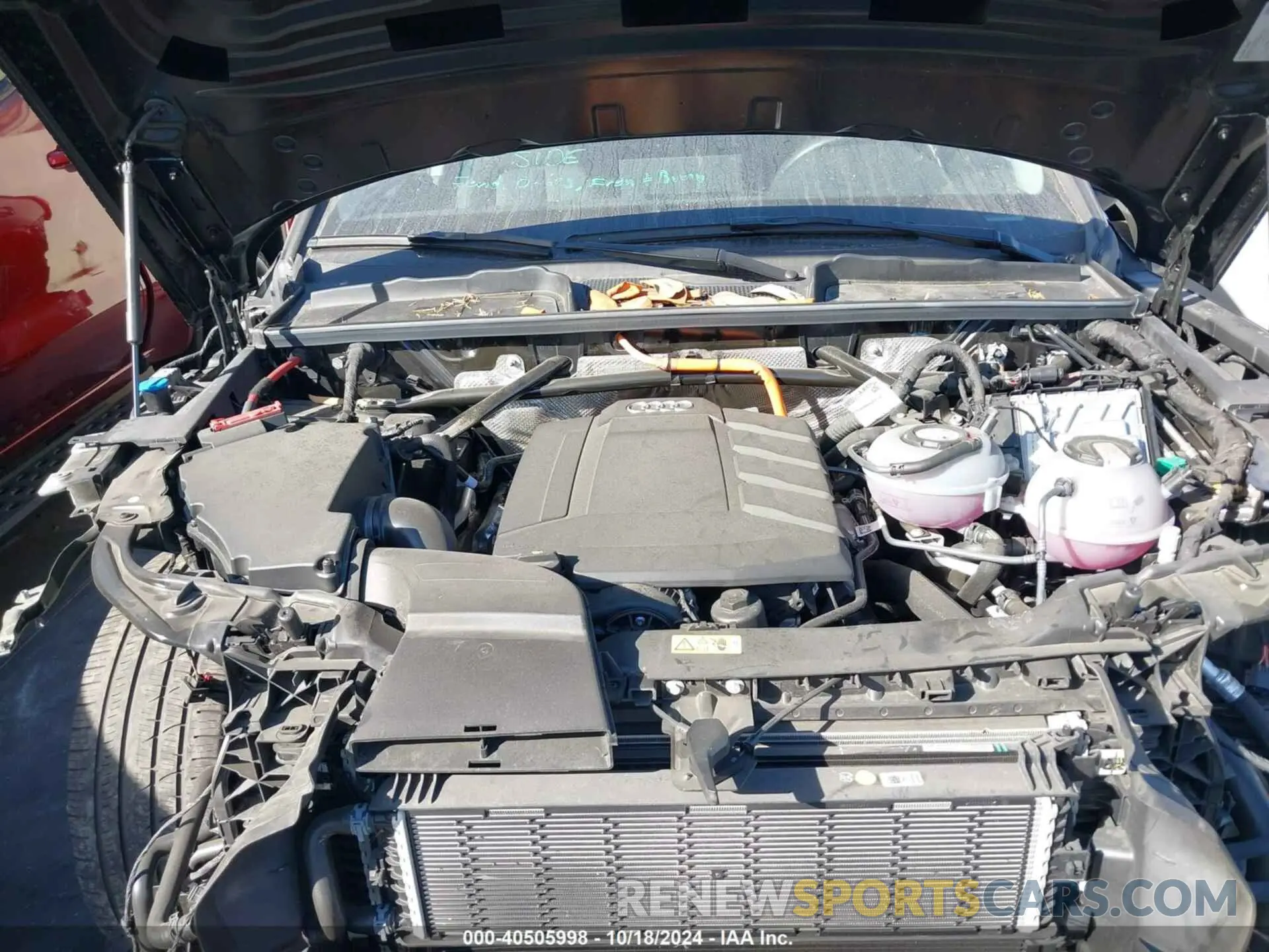10 fotografías del automóvil dañado WA1E2AFYXM2103949 AUDI Q5 2021