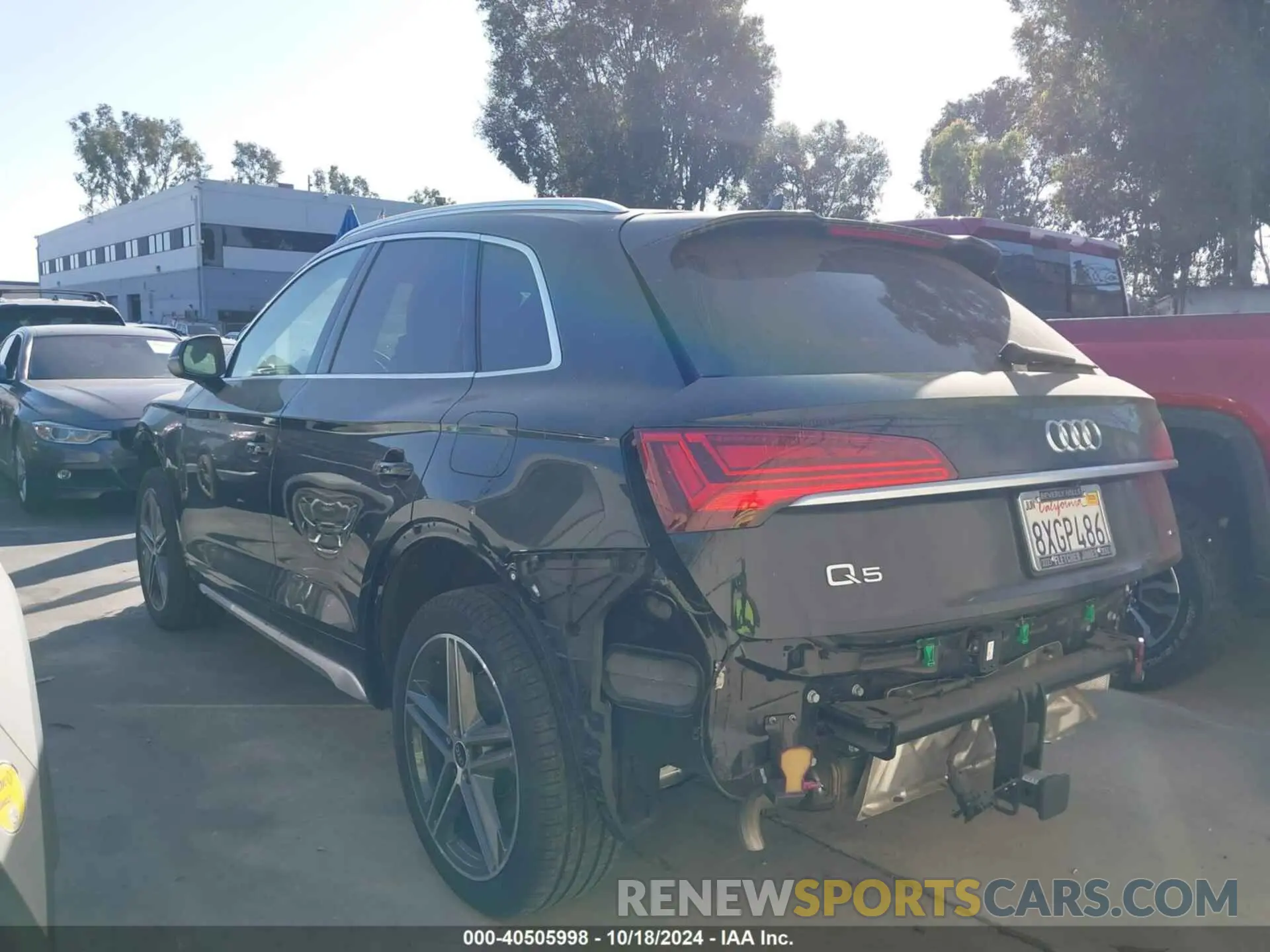 3 fotografías del automóvil dañado WA1E2AFYXM2103949 AUDI Q5 2021