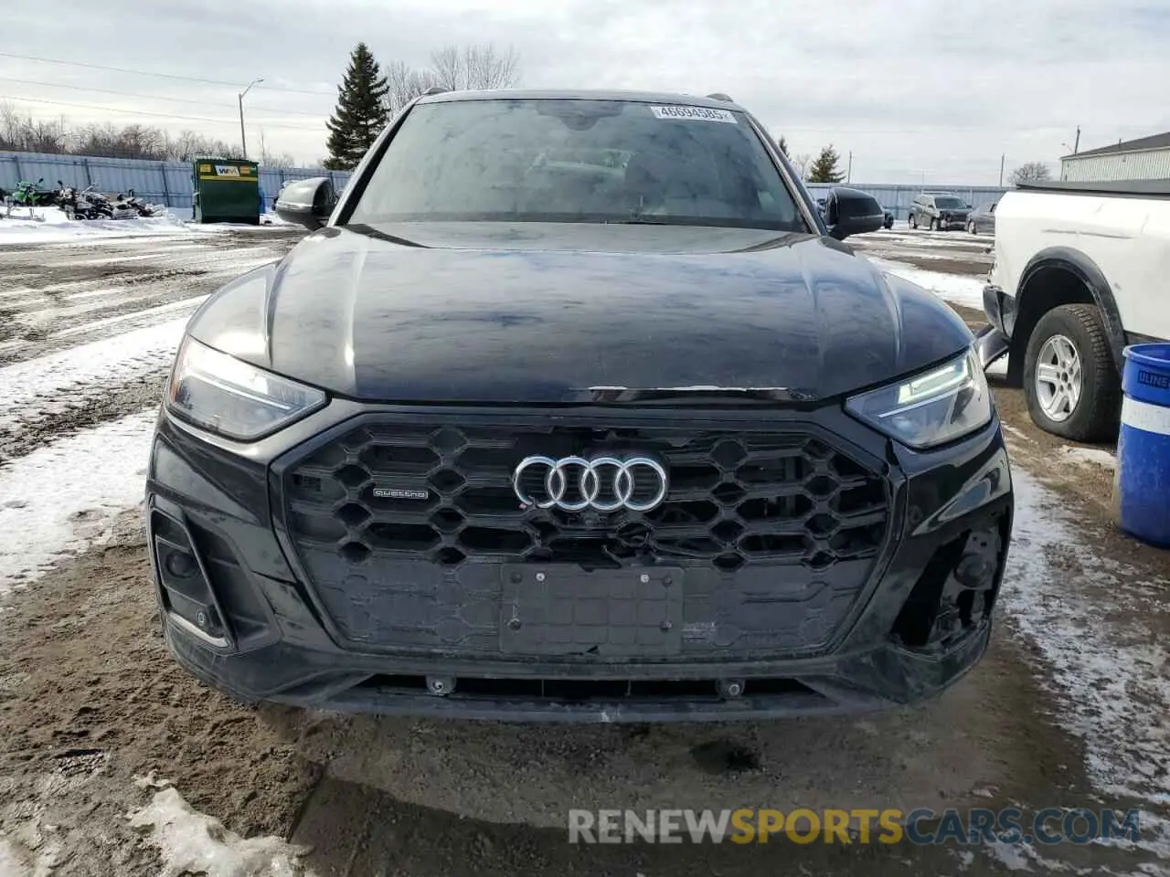 5 fotografías del automóvil dañado WA1EAAFY3M2058372 AUDI Q5 2021
