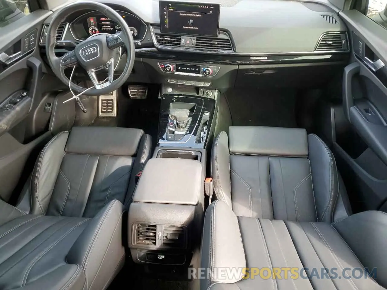 8 fotografías del automóvil dañado WA1EAAFY3M2058372 AUDI Q5 2021