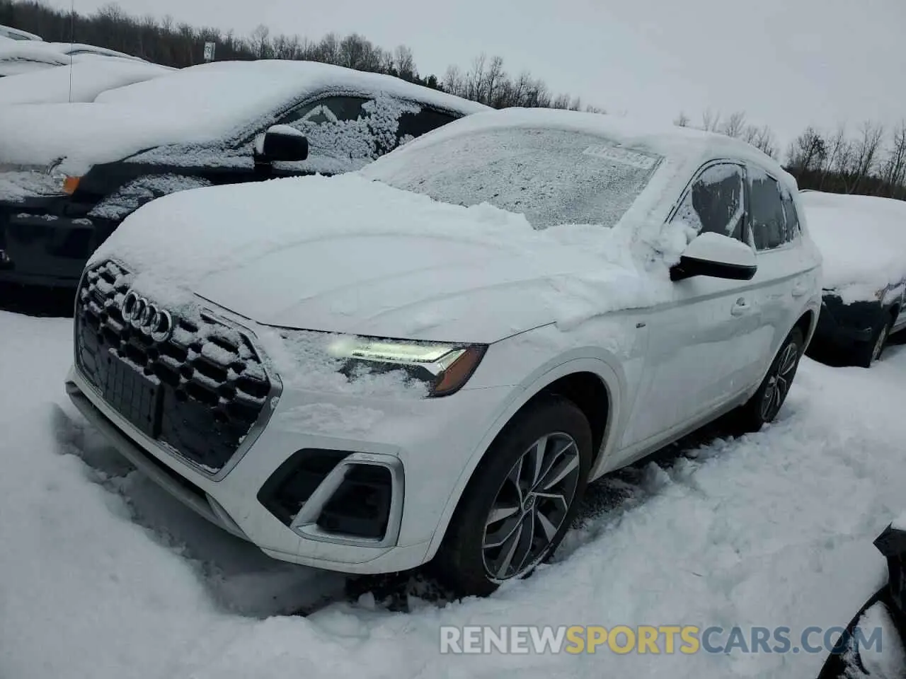 1 fotografías del automóvil dañado WA1EAAFYXM2062046 AUDI Q5 2021