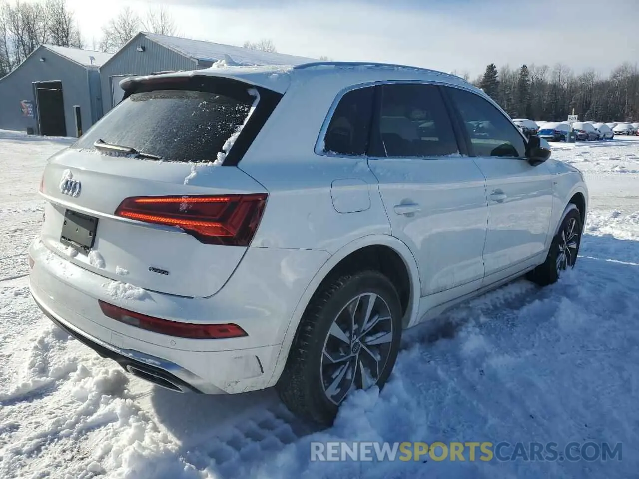 3 fotografías del automóvil dañado WA1EAAFYXM2062046 AUDI Q5 2021