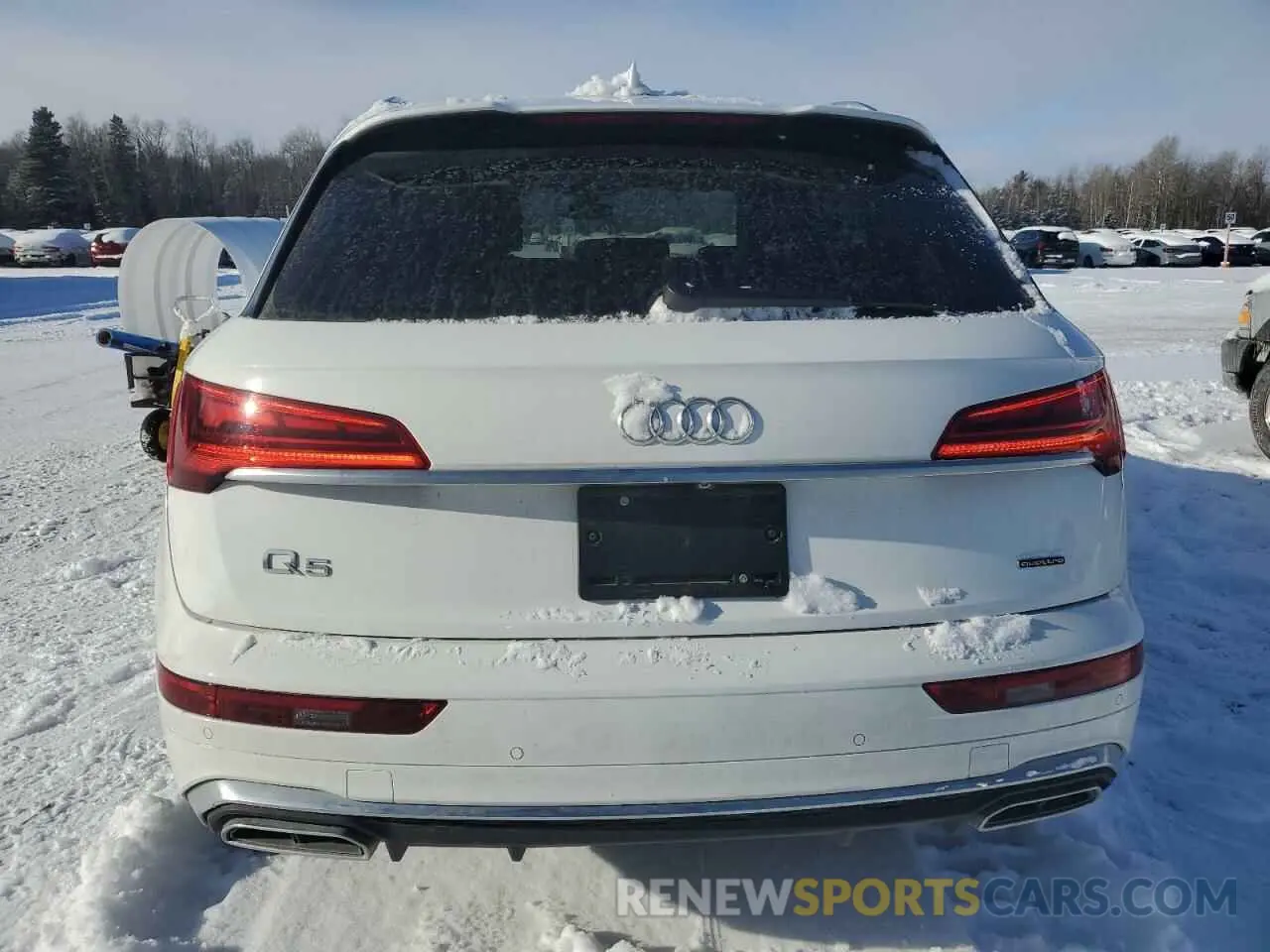 6 fotografías del automóvil dañado WA1EAAFYXM2062046 AUDI Q5 2021