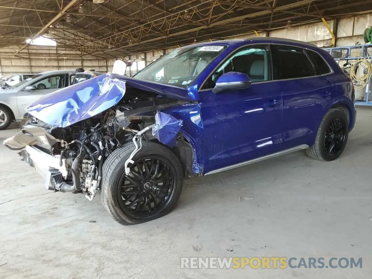 1 fotografías del automóvil dañado WA1F2AFY1M2084809 AUDI Q5 2021