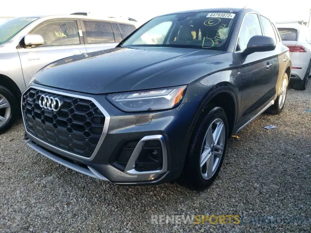 2 fotografías del automóvil dañado WA1F2AFY4M2020053 AUDI Q5 2021