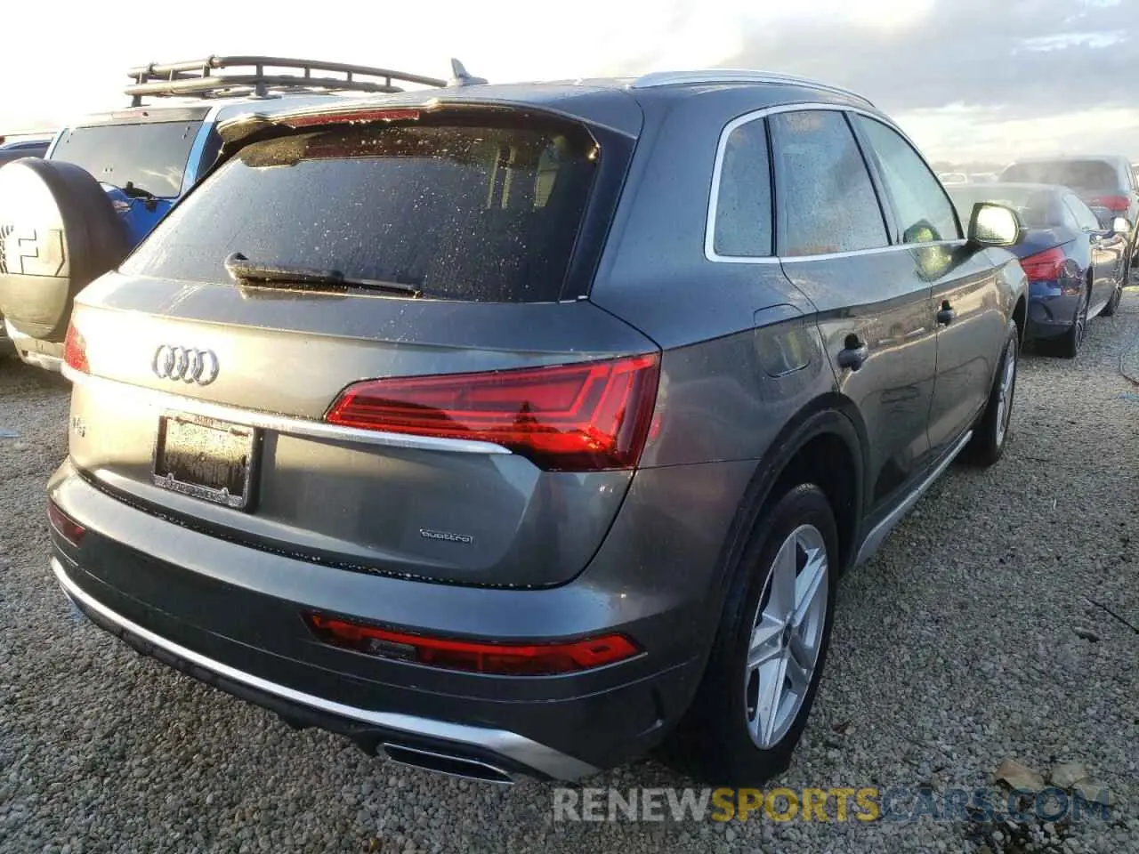 4 fotografías del automóvil dañado WA1F2AFY4M2020053 AUDI Q5 2021