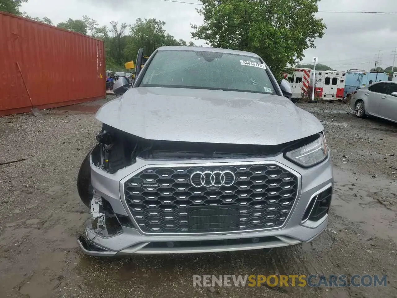 5 fotografías del automóvil dañado WA14AAFY5N2072545 AUDI Q5 2022