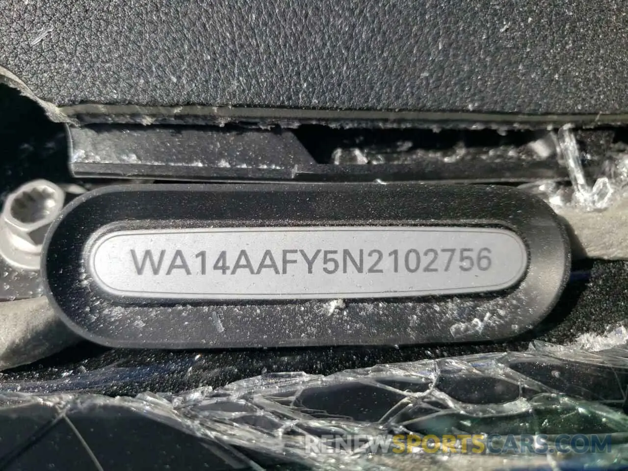 10 fotografías del automóvil dañado WA14AAFY5N2102756 AUDI Q5 2022