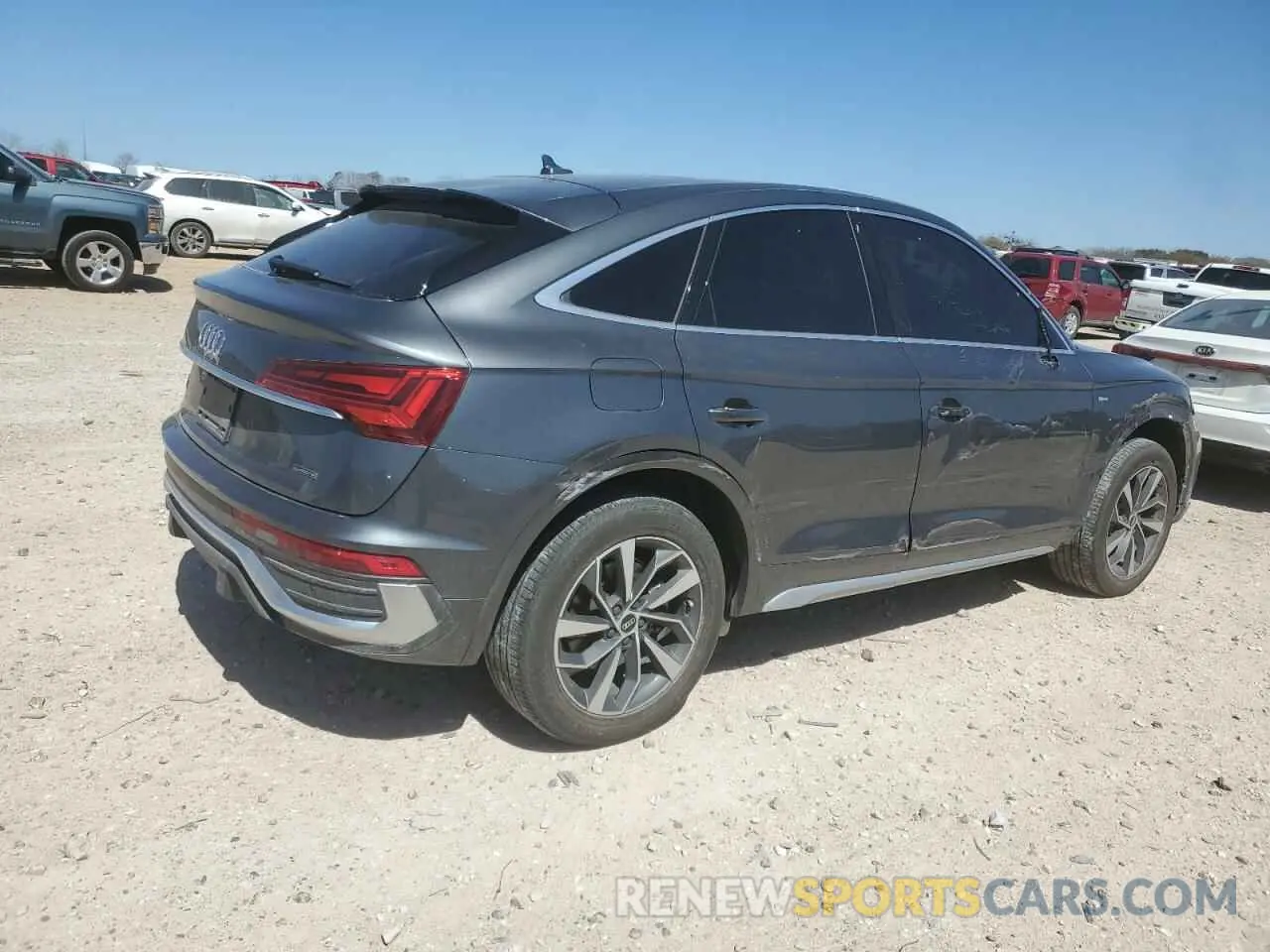 3 fotografías del automóvil dañado WA14AAFY8N2032184 AUDI Q5 2022