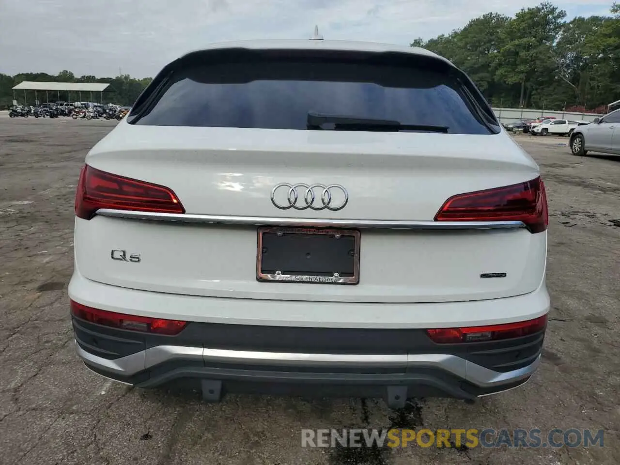 6 fotografías del automóvil dañado WA15AAFY1N2121079 AUDI Q5 2022