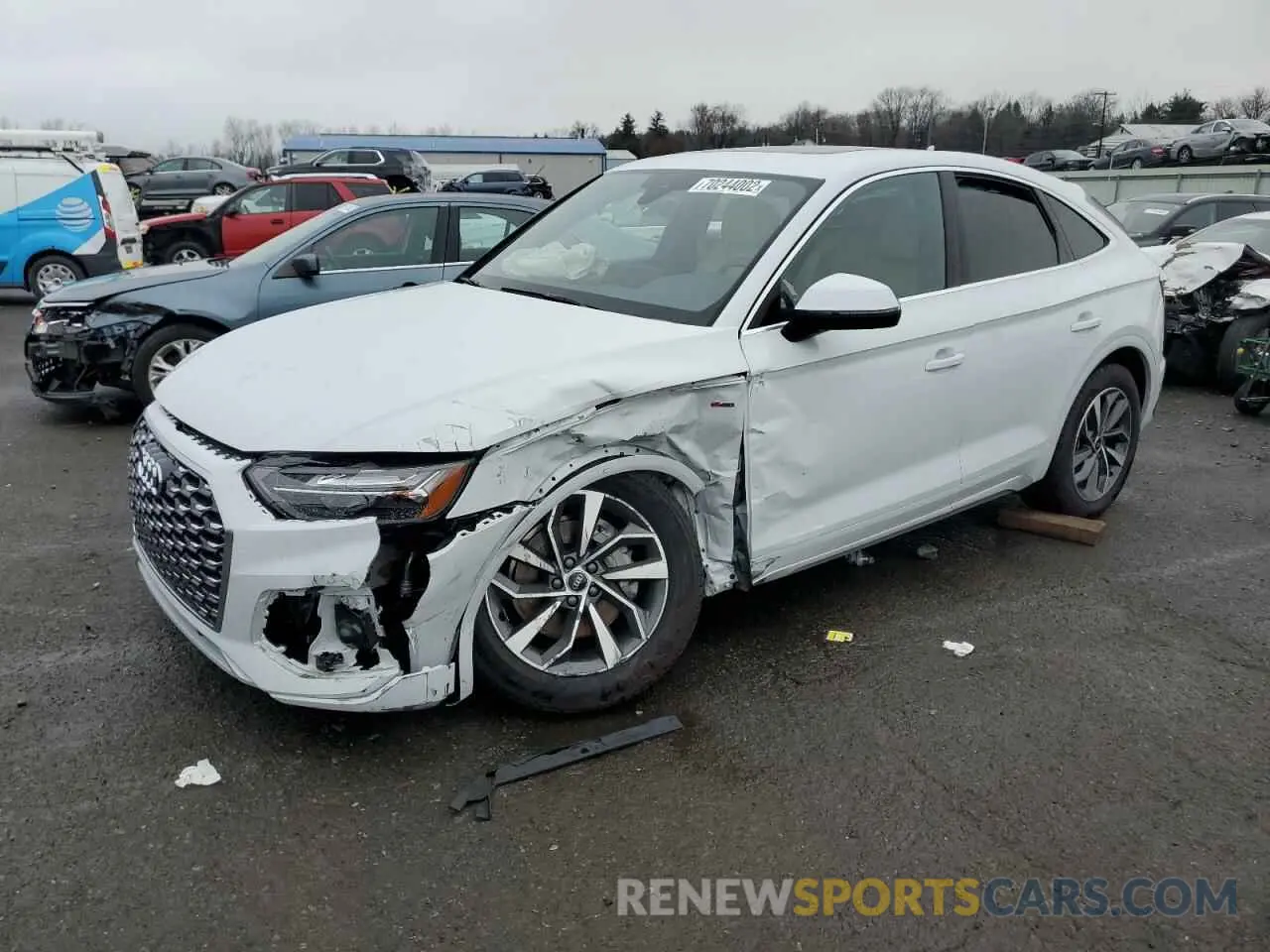 1 fotografías del automóvil dañado WA15AAFY6N2077516 AUDI Q5 2022