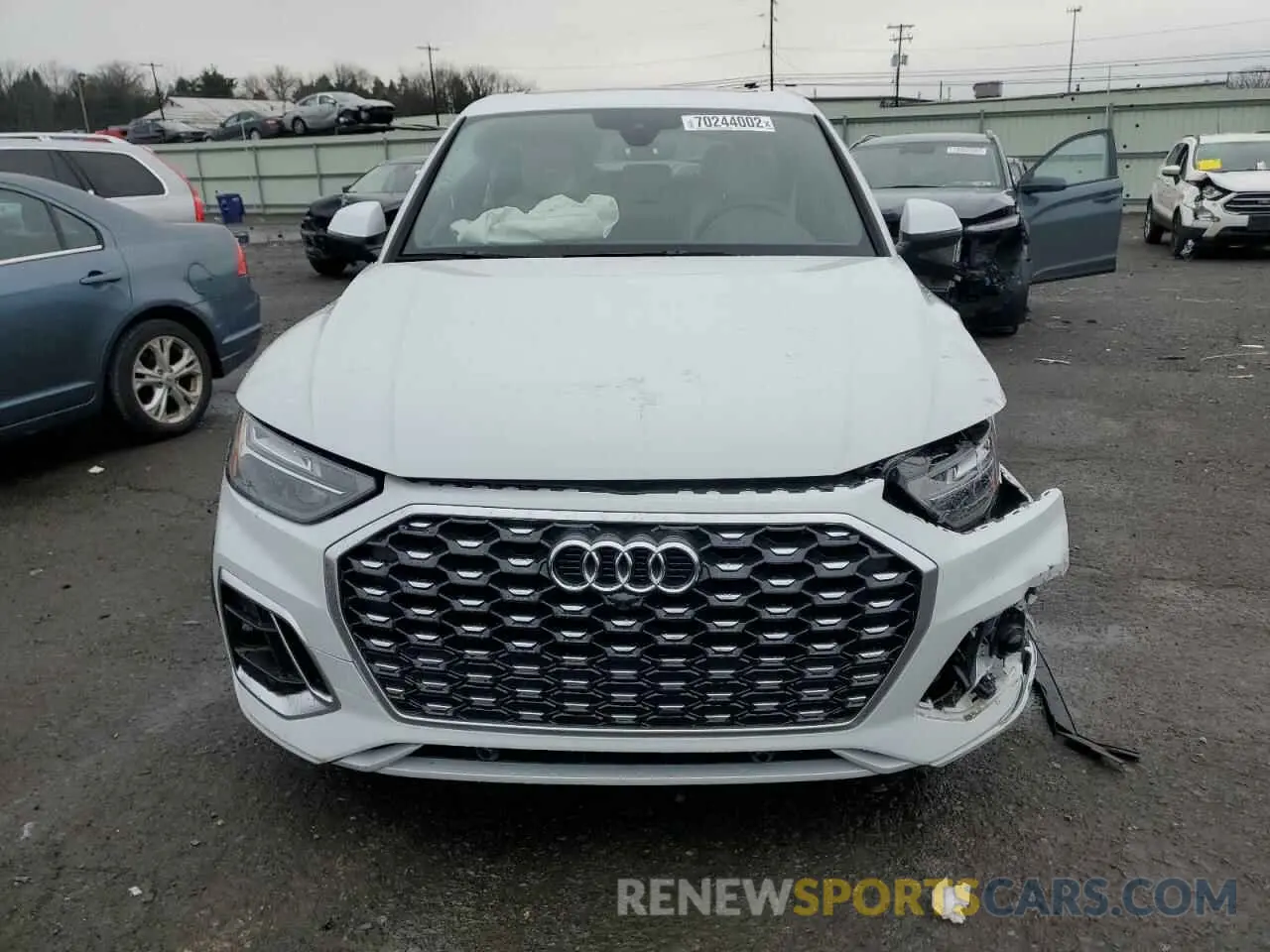 5 fotografías del automóvil dañado WA15AAFY6N2077516 AUDI Q5 2022
