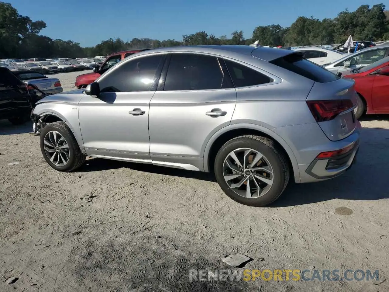 2 fotografías del automóvil dañado WA15AAFY8N2111682 AUDI Q5 2022