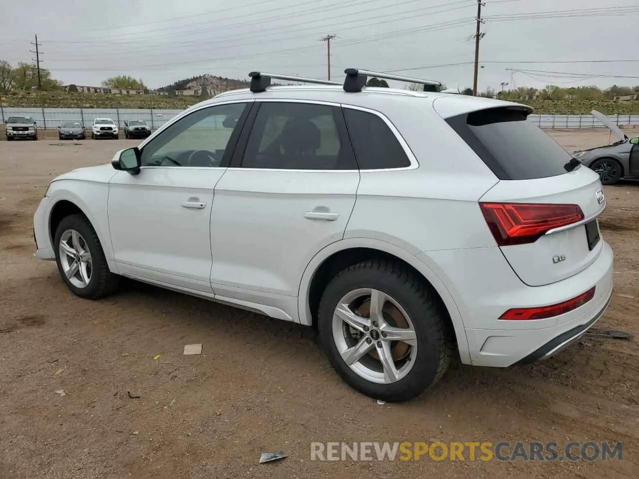 2 fotografías del automóvil dañado WA1ABAFY7N2121812 AUDI Q5 2022