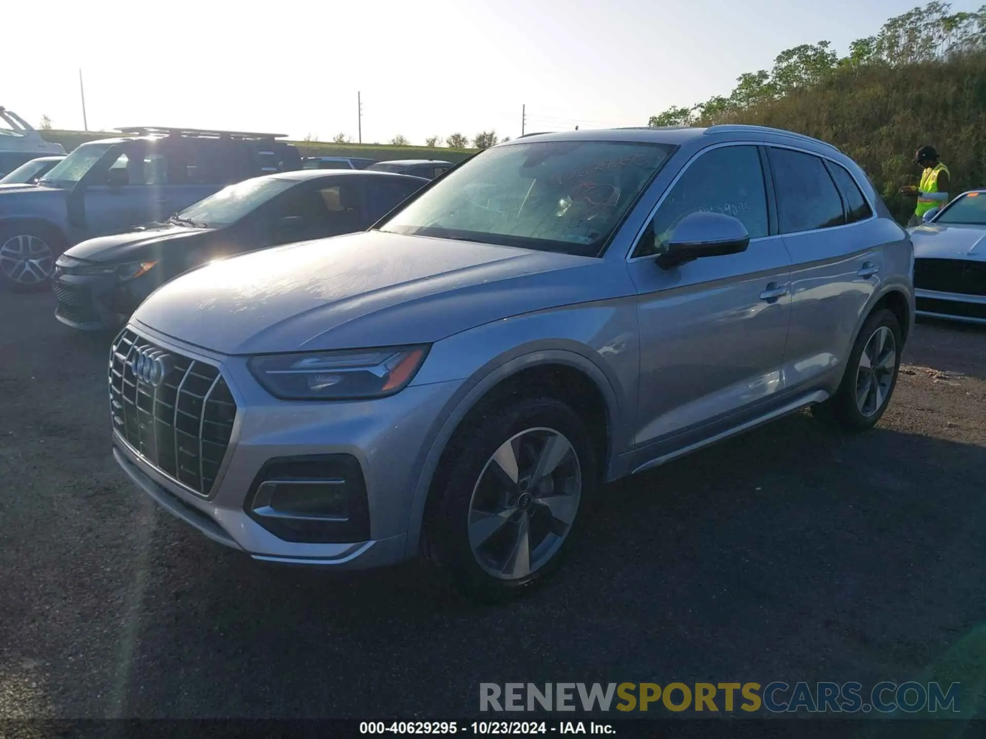 2 fotografías del automóvil dañado WA1BBAFY2N2083166 AUDI Q5 2022