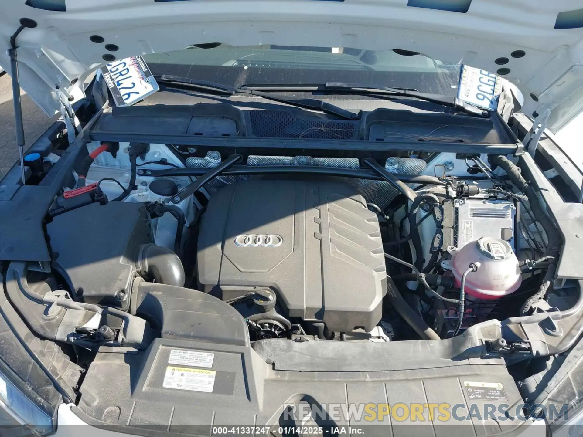 10 fotografías del automóvil dañado WA1BBAFY5N2139584 AUDI Q5 2022