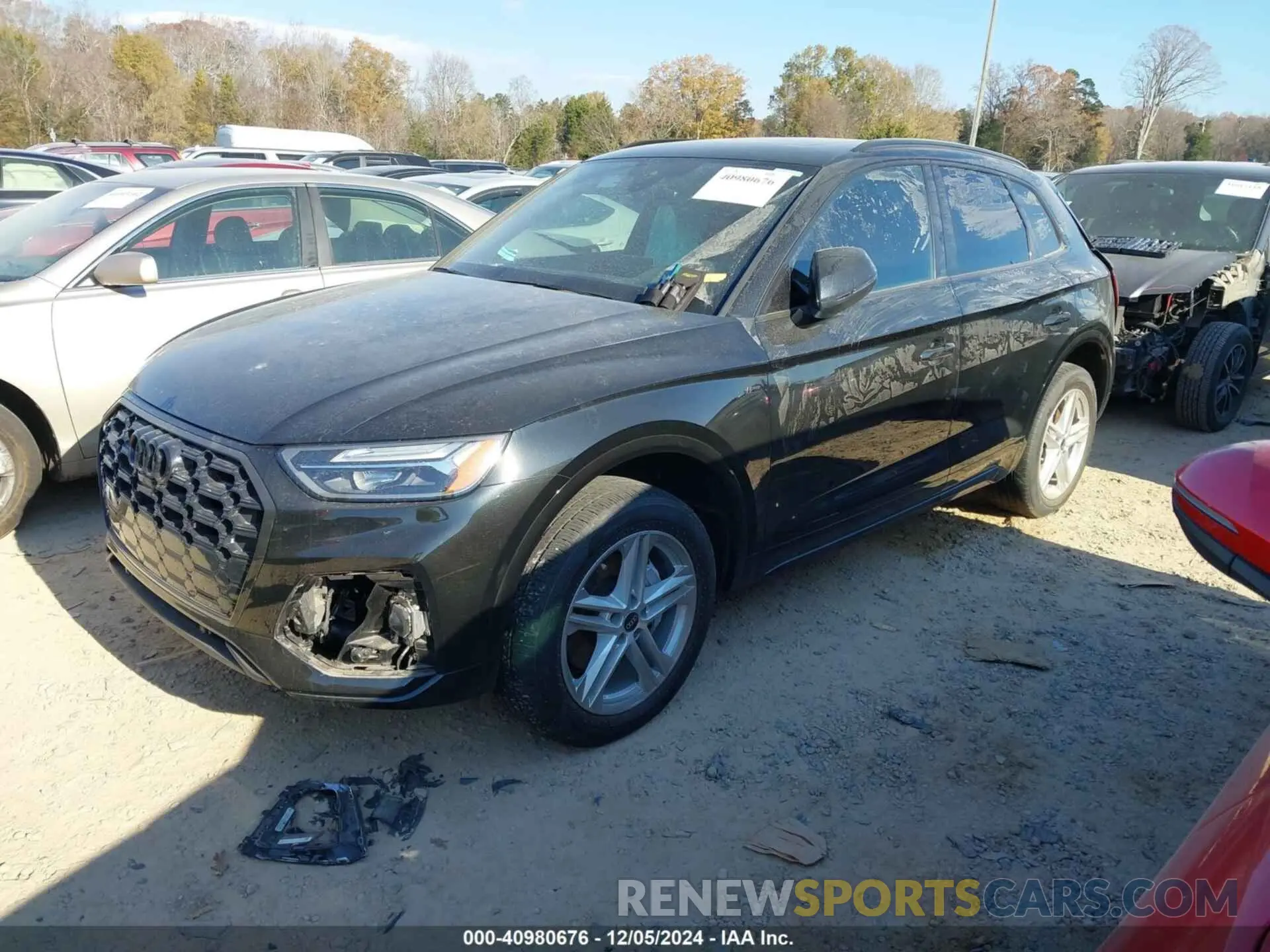 2 fotografías del automóvil dañado WA1E2AFY5N2074586 AUDI Q5 2022