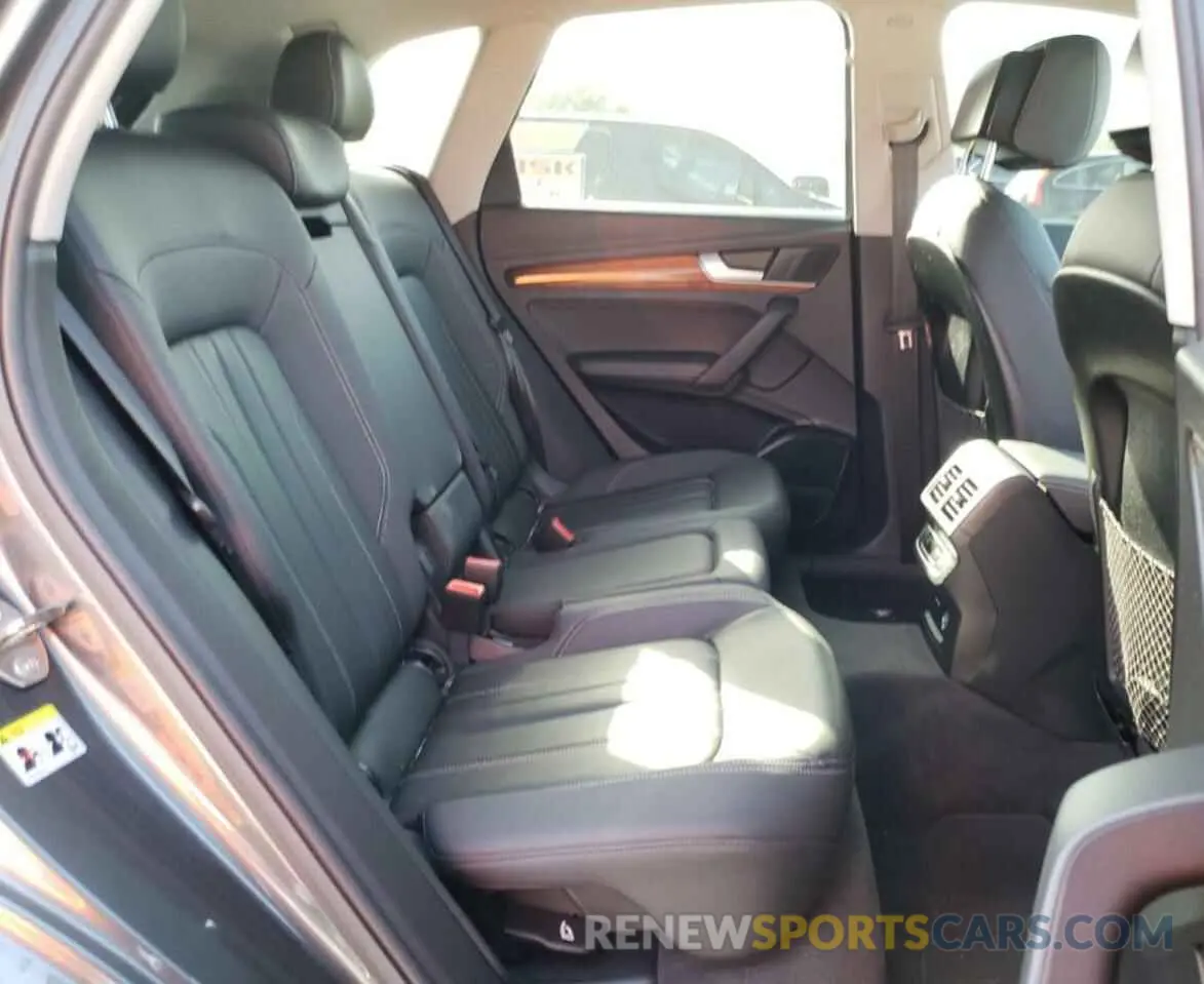 11 fotografías del automóvil dañado WA1EAAFY0N2016503 AUDI Q5 2022