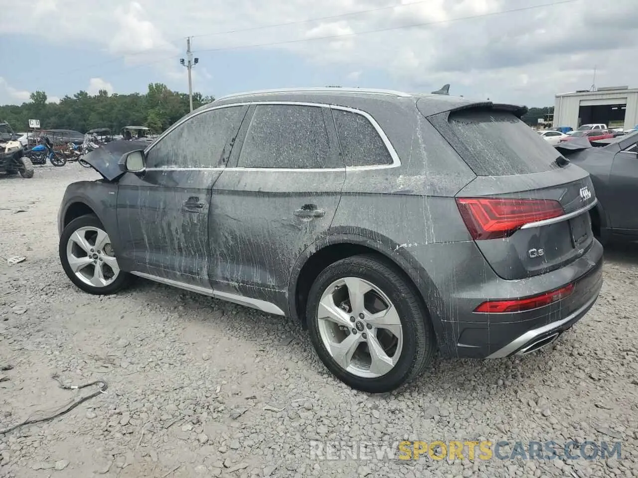 2 fotografías del automóvil dañado WA1EAAFY0N2063739 AUDI Q5 2022