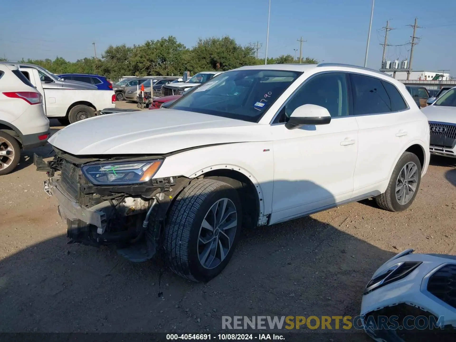 2 fotografías del automóvil dañado WA1EAAFY0N2086809 AUDI Q5 2022