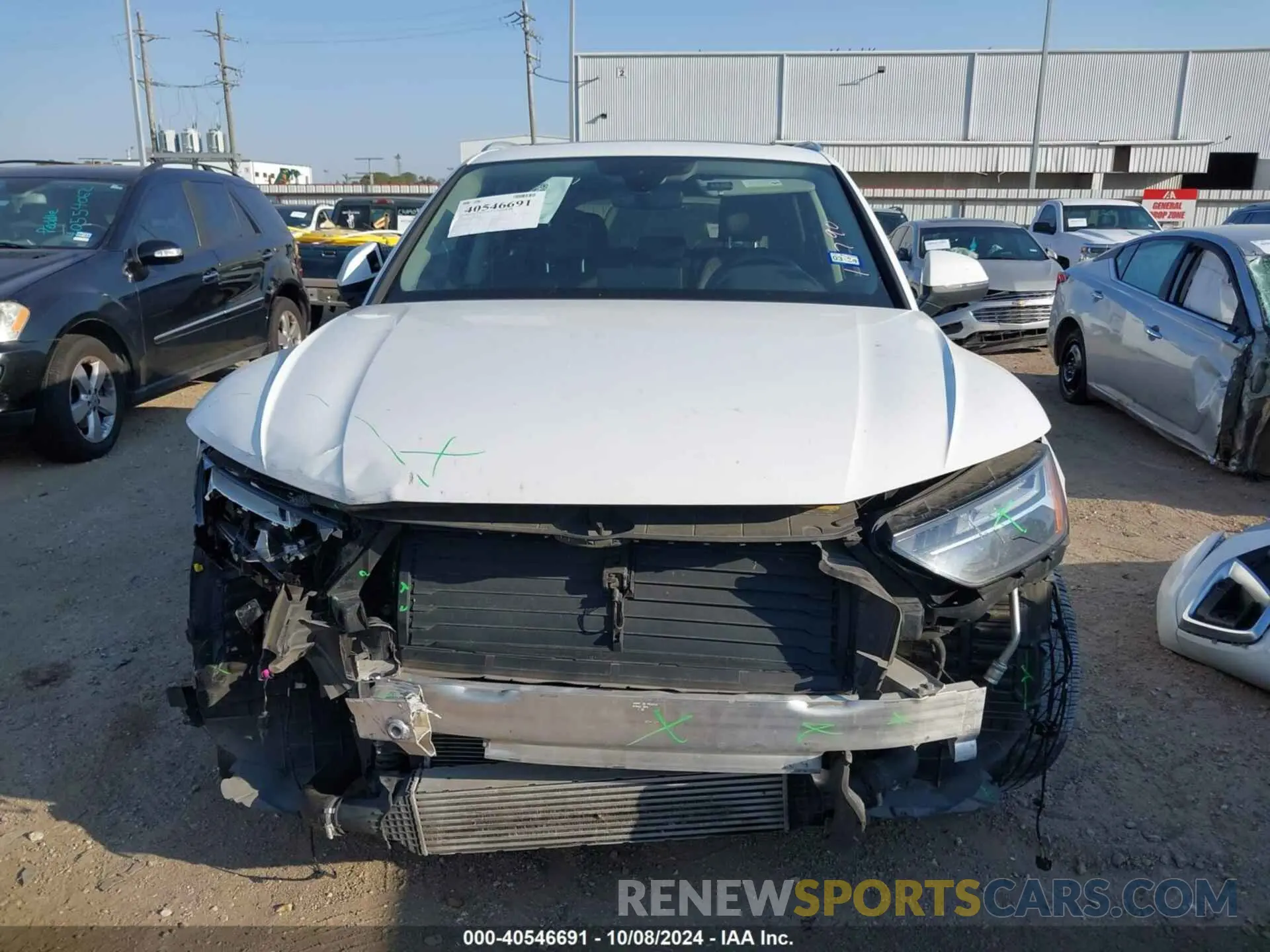 6 fotografías del automóvil dañado WA1EAAFY0N2086809 AUDI Q5 2022