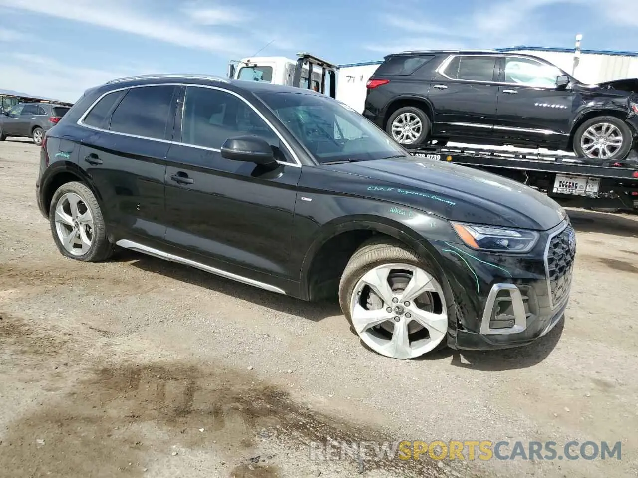 4 fotografías del automóvil dañado WA1EAAFY0N2105942 AUDI Q5 2022