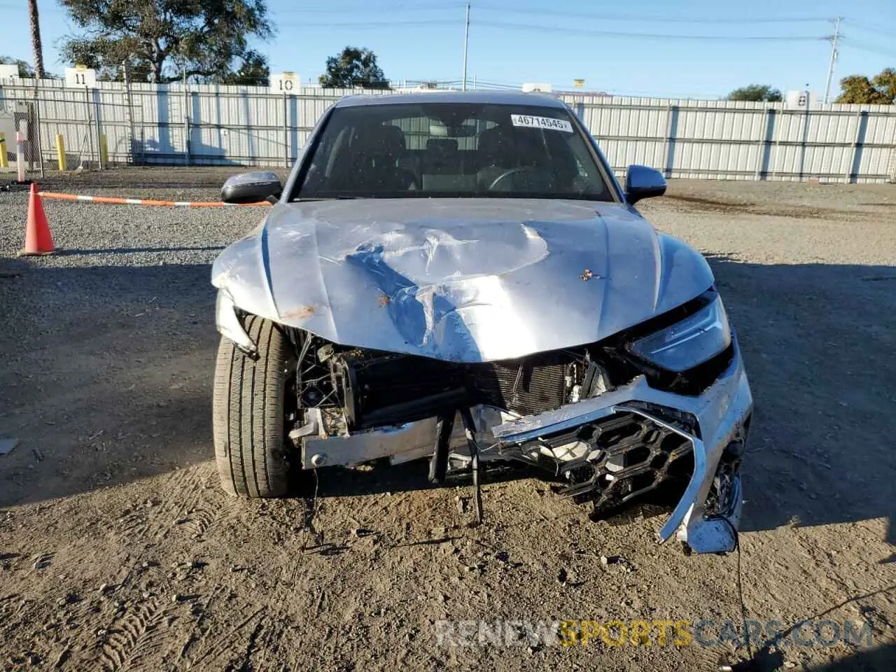5 fotografías del automóvil dañado WA1EAAFY0N2130050 AUDI Q5 2022