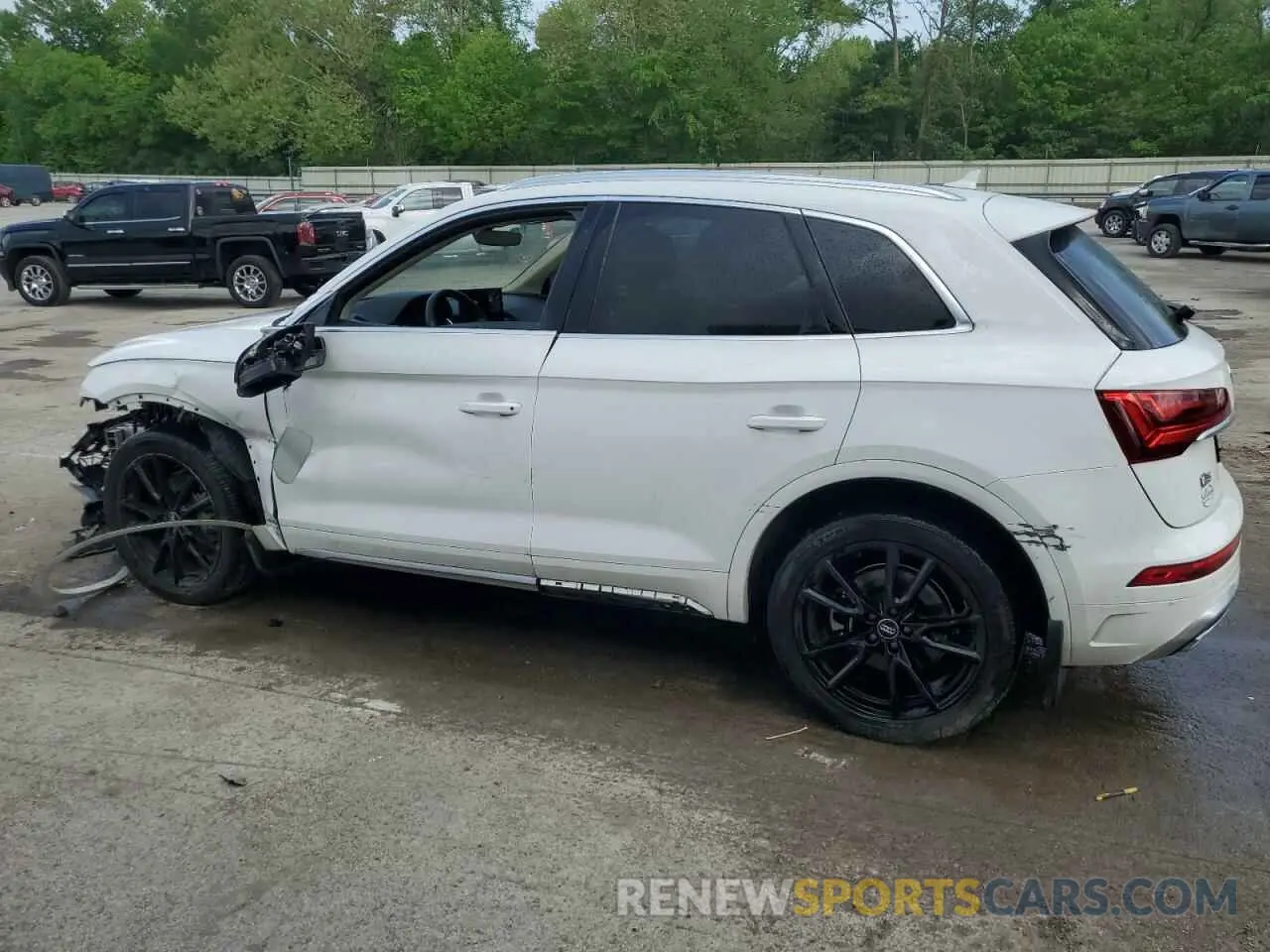 2 fotografías del automóvil dañado WA1EAAFY1N2015893 AUDI Q5 2022