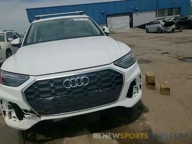 14 fotografías del automóvil dañado WA1EAAFY1N2048022 AUDI Q5 2022