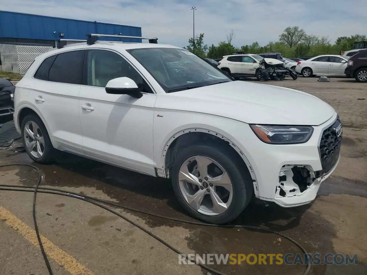 4 fotografías del automóvil dañado WA1EAAFY1N2048022 AUDI Q5 2022
