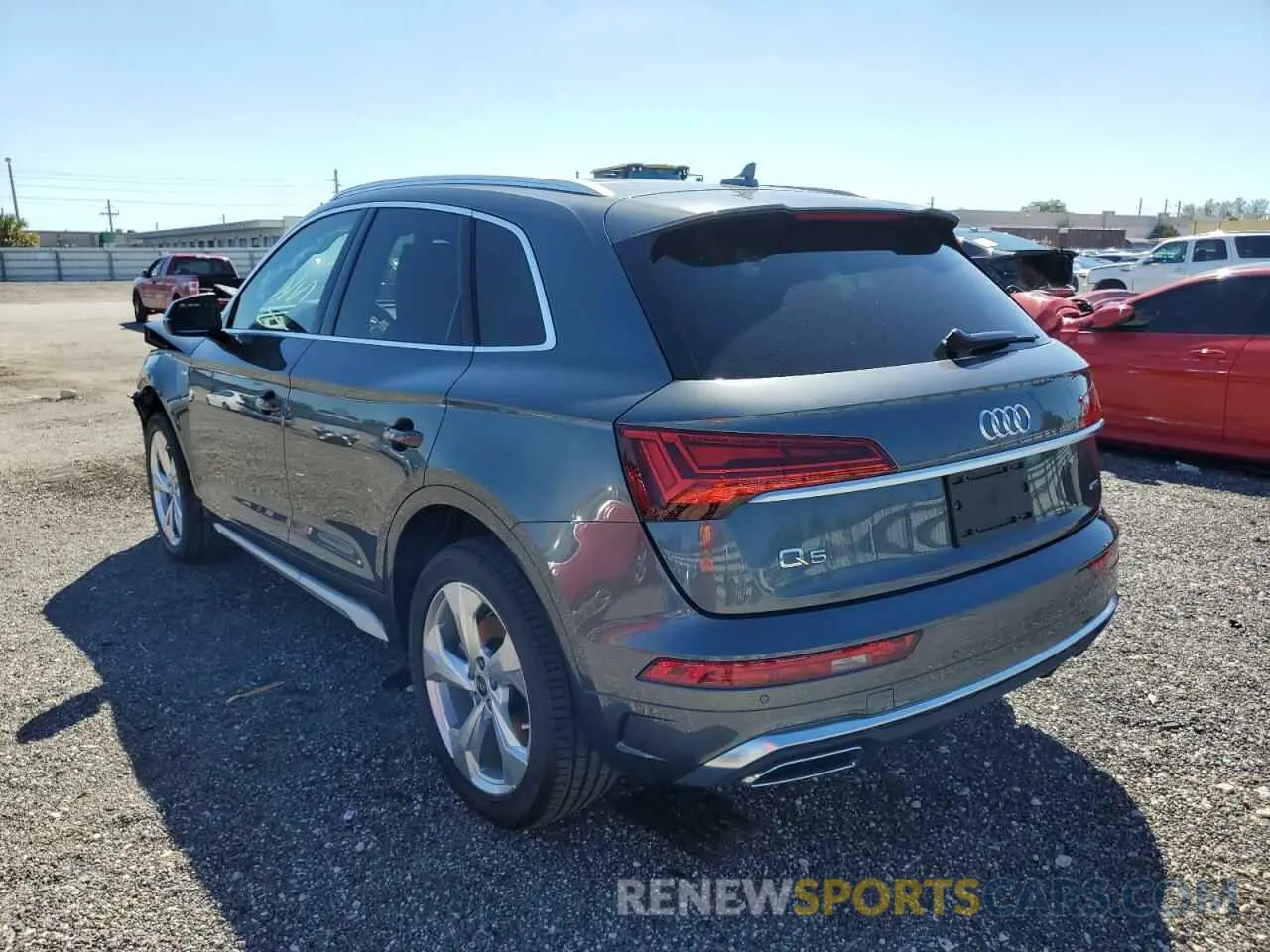 3 fotografías del automóvil dañado WA1EAAFY1N2126413 AUDI Q5 2022