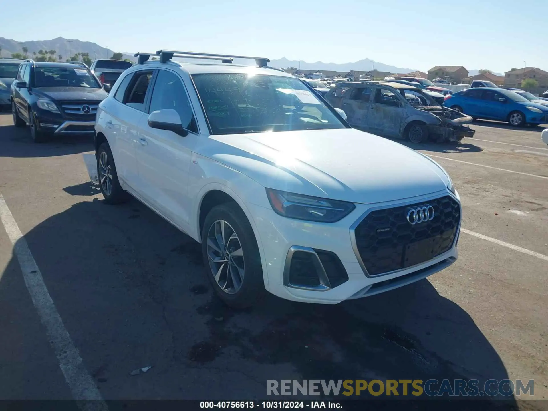 1 fotografías del automóvil dañado WA1EAAFY4N2075490 AUDI Q5 2022
