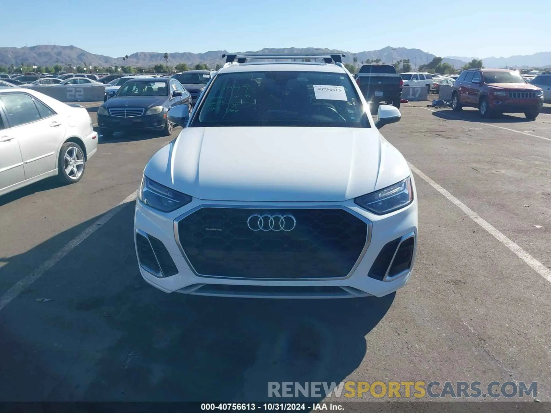 13 fotografías del automóvil dañado WA1EAAFY4N2075490 AUDI Q5 2022