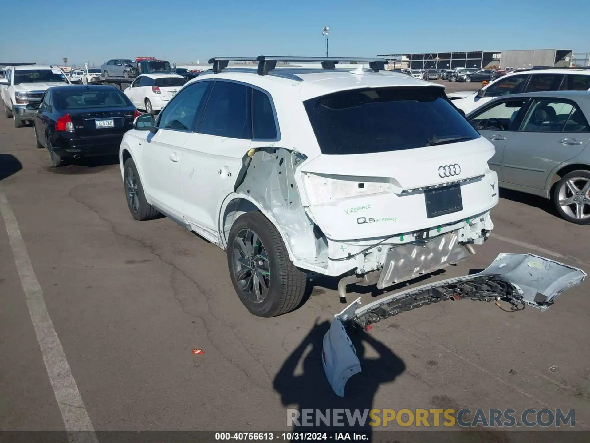 3 fotografías del automóvil dañado WA1EAAFY4N2075490 AUDI Q5 2022