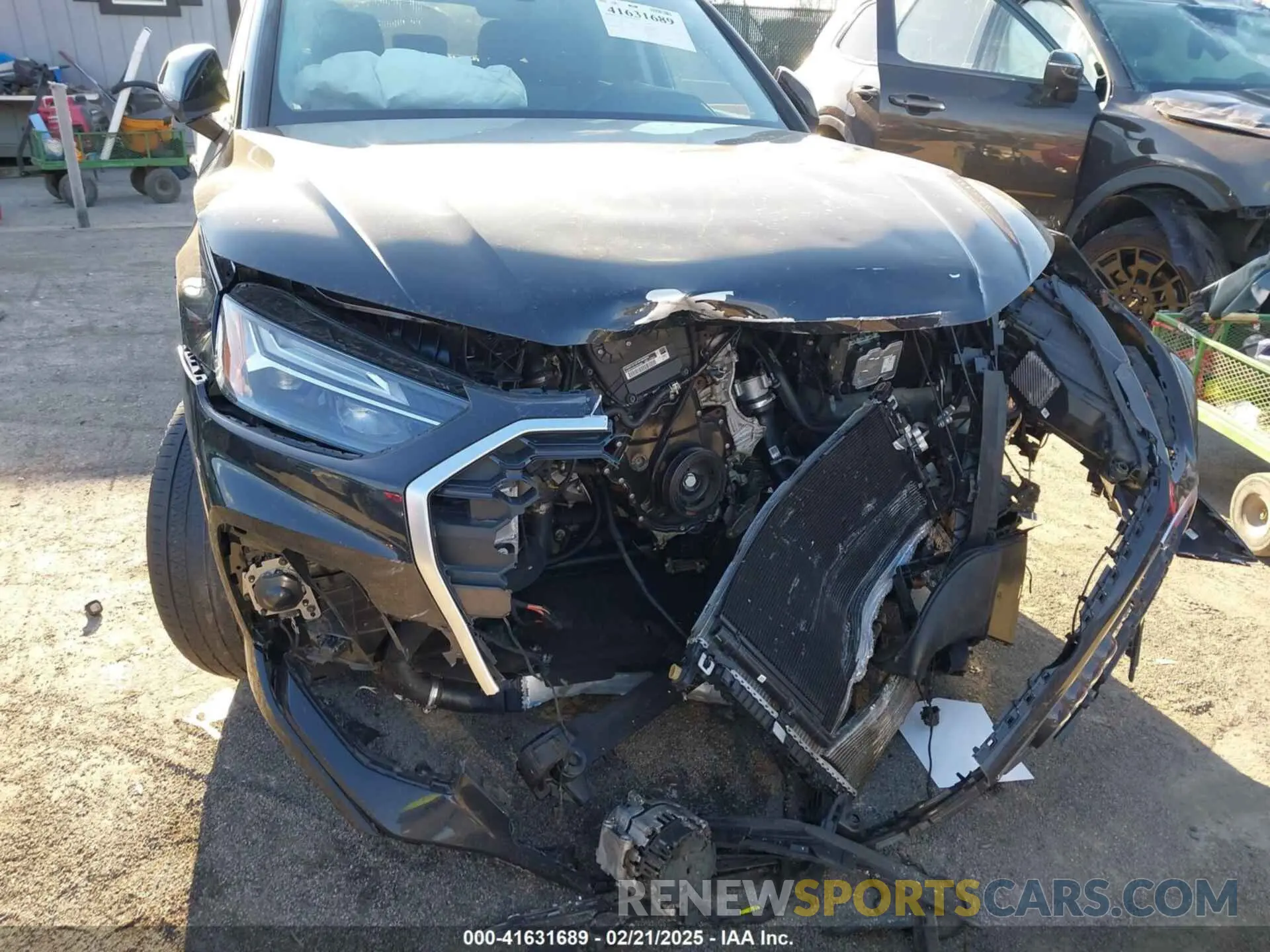 18 fotografías del automóvil dañado WA1EAAFY4N2139947 AUDI Q5 2022