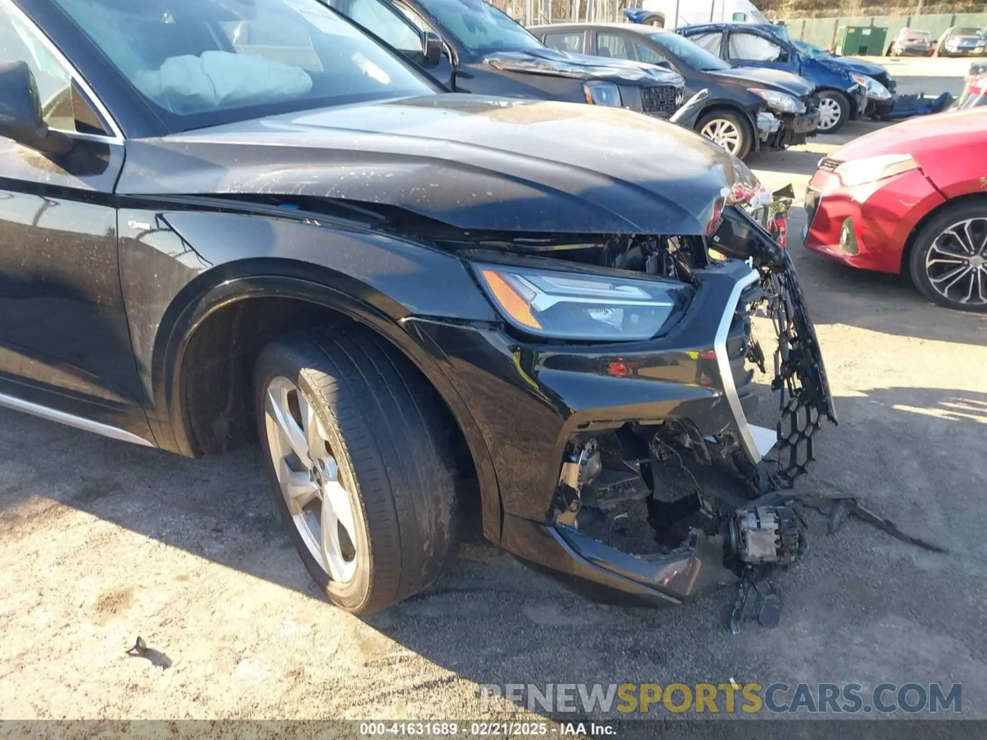19 fotografías del automóvil dañado WA1EAAFY4N2139947 AUDI Q5 2022