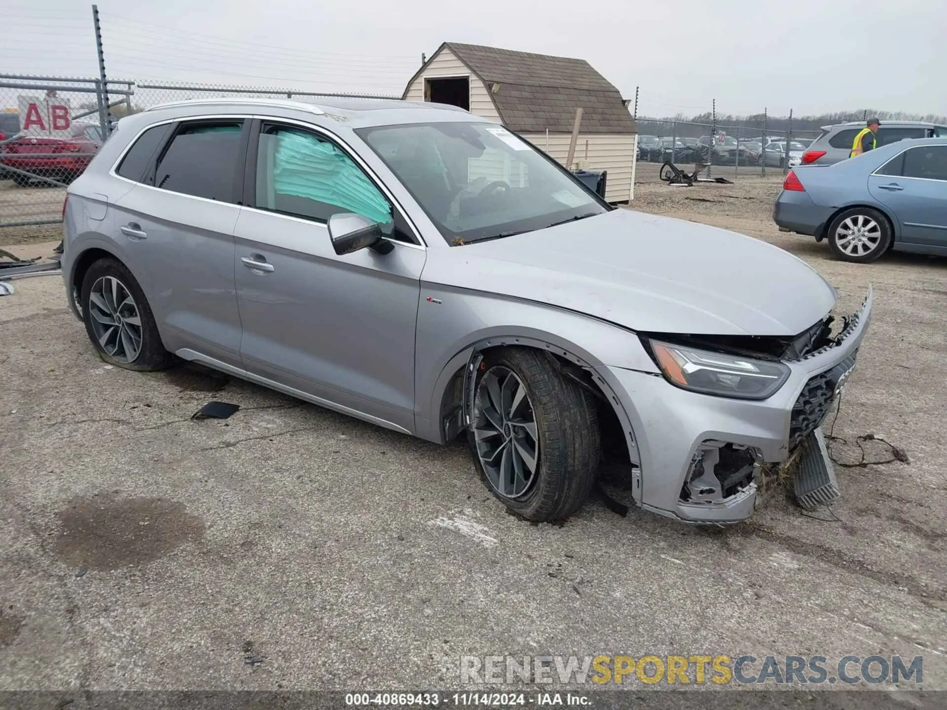 1 fotografías del automóvil dañado WA1EAAFY5N2058178 AUDI Q5 2022